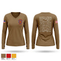 Kleberg County Fire & Rescue Women's Long Sleeve V-neck Shirt - 1