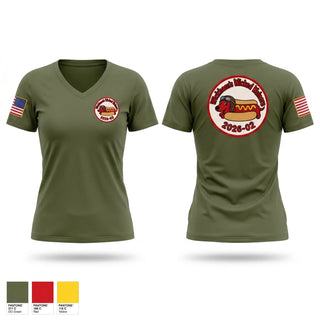 Womens Short Sleeve Vneck Shirt, Wickhams wicked weiners, Marines, Teamtime, Team time, sublimation, custom sports apparel, team uniforms, spirit wear, spiritwear, sports uniforms, custom shirts, team store, custom team store, fundraiser sports, apparel fundraiser