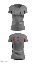 Boston Fire Department 36118843 Women's Short Sleeve V-neck Shirt - 5