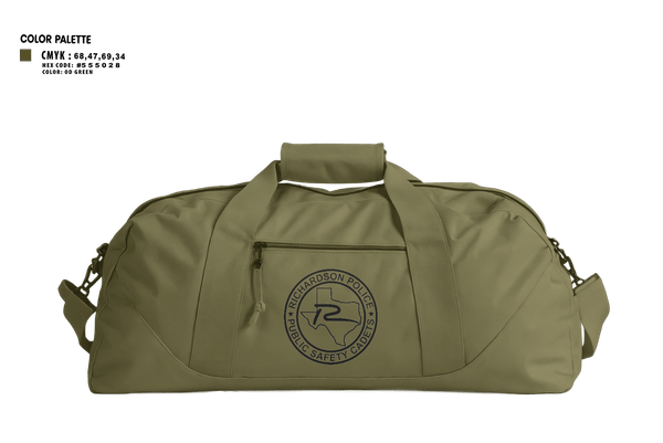 Duffle Bag, Richardson Police Cadets, Police, Teamtime, Team time, sublimation, custom sports apparel, team uniforms, spirit wear, spiritwear, sports uniforms, custom shirts, team store, custom team store, fundraiser sports, apparel fundraiser