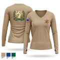 Mobile county Sheriff's Hostage Crisis Team Women's Long Sleeve V-neck Shirt - 1