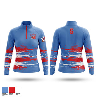 Quarter Zip Jacket, Seaside seagulls, Softball, Teamtime, Team time, sublimation, custom sports apparel, team uniforms, spirit wear, spiritwear, sports uniforms, custom shirts, team store, custom team store, fundraiser sports, apparel fundraiser