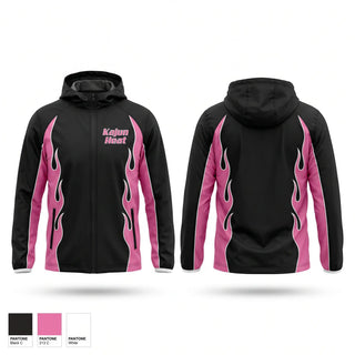 Windbreaker, Kajun Heat, Women's Volleyball, Teamtime, Team time, sublimation, custom sports apparel, team uniforms, spirit wear, spiritwear, sports uniforms, custom shirts, team store, custom team store, fundraiser sports, apparel fundraiser