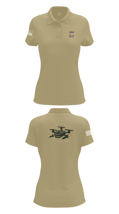 Newark FAMS 70077799 Women's Short Sleeve Performance Polo  - 90
