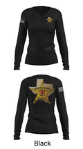 Hudspeth county sheriff office 47128359 Women's Long Sleeve V-neck Shirt - 35