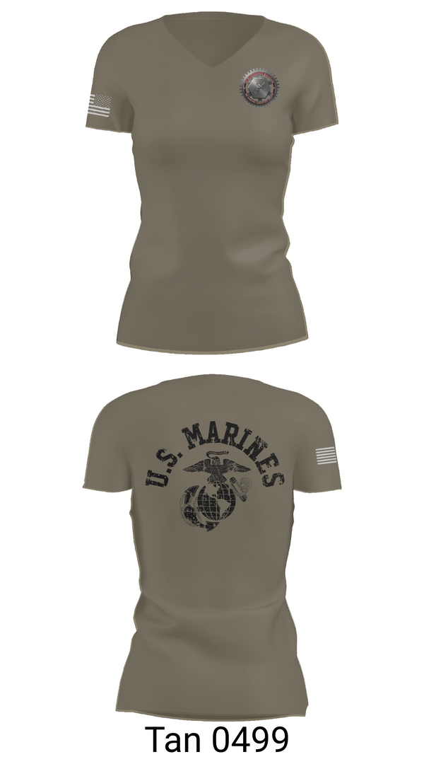 Womens Short Sleeve Vneck Shirt, Utilities, Marines, Teamtime, Team time, sublimation, custom sports apparel, team uniforms, spirit wear, spiritwear, sports uniforms, custom shirts, team store, custom team store, fundraiser sports, apparel fundraiser