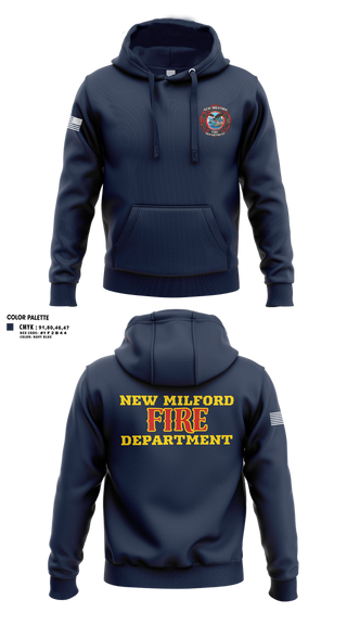 Hoodie, New Milford Fire department, Fire Department, Teamtime, Team time, sublimation, custom sports apparel, team uniforms, spirit wear, spiritwear, sports uniforms, custom shirts, team store, custom team store, fundraiser sports, apparel fundraiser