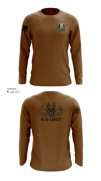 Franklin County Sheriffs Office 473730 Long Sleeve Performance Shirt 110