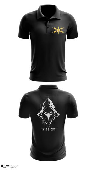 Short Sleeve Performance Polo, 175 CPT, National Guard, Teamtime, Team time, sublimation, custom sports apparel, team uniforms, spirit wear, spiritwear, sports uniforms, custom shirts, team store, custom team store, fundraiser sports, apparel fundraiser
