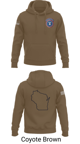 Hoodie, Waukesha recruiting station, Army, Teamtime, Team time, sublimation, custom sports apparel, team uniforms, spirit wear, spiritwear, sports uniforms, custom shirts, team store, custom team store, fundraiser sports, apparel fundraiser