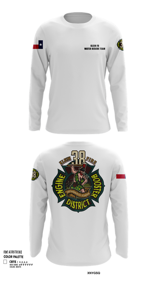 Long Sleeve Performance Shirt, Klein Fire 38, Fire Department, Teamtime, Team time, sublimation, custom sports apparel, team uniforms, spirit wear, spiritwear, sports uniforms, custom shirts, team store, custom team store, fundraiser sports, apparel fundraiser