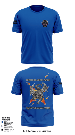 Short Sleeve Performance Shirt, 608 ACOMS, Air Force, Teamtime, Team time, sublimation, custom sports apparel, team uniforms, spirit wear, spiritwear, sports uniforms, custom shirts, team store, custom team store, fundraiser sports, apparel fundraiser