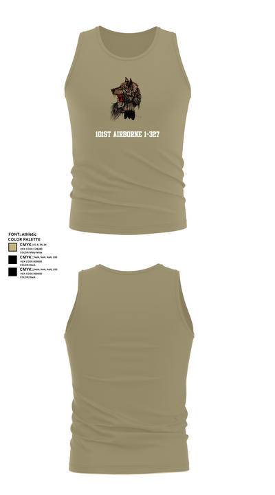 101st airborne 1-327 35416174 Tank Top - 99