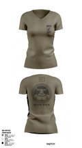 173RD SECFOR OAS IX 9040611 Women's Short Sleeve V-neck Shirt - 23