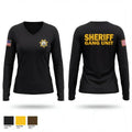SHERIFF GANG UNIT 22713739 Women's Long Sleeve V-neck Shirt - 1