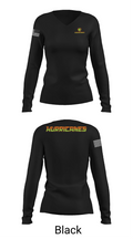 HURRICANES 29988637 Women's Long Sleeve V-neck Shirt - 23