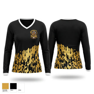 Womens Long Sleeve Vneck Shirt, Kennett Tribe, Baseball, Teamtime, Team time, sublimation, custom sports apparel, team uniforms, spirit wear, spiritwear, sports uniforms, custom shirts, team store, custom team store, fundraiser sports, apparel fundraiser