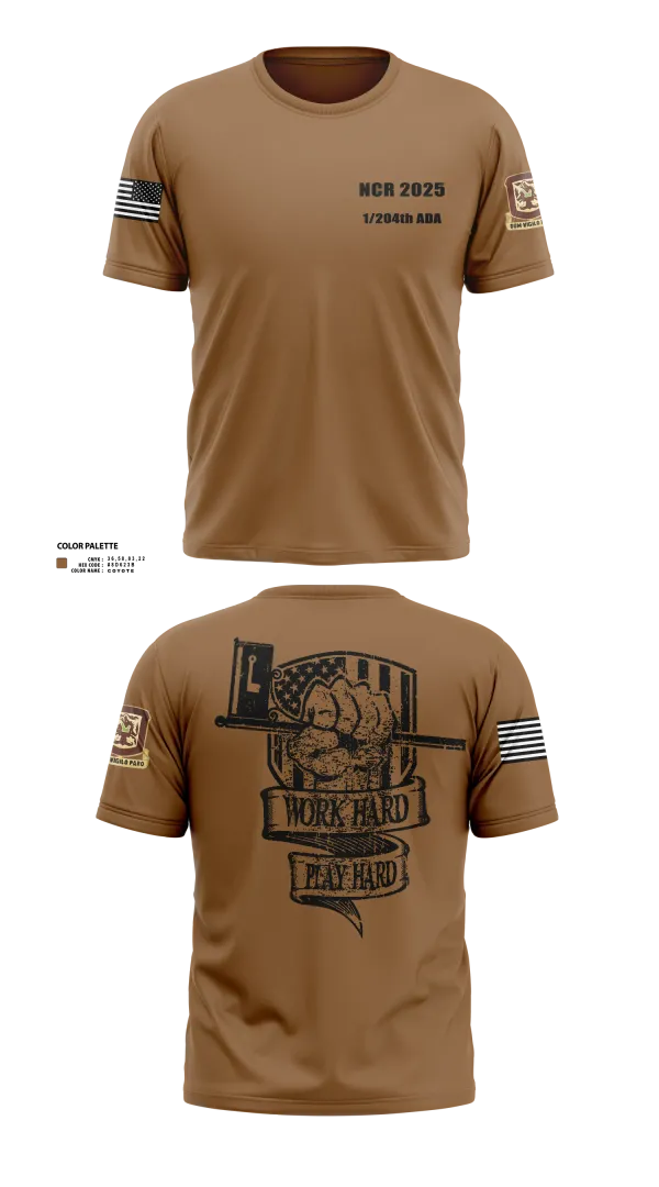 Short Sleeve Performance Shirt, 1/204th ADA, , Teamtime, Team time, sublimation, custom sports apparel, team uniforms, spirit wear, spiritwear, sports uniforms, custom shirts, team store, custom team store, fundraiser sports, apparel fundraiser