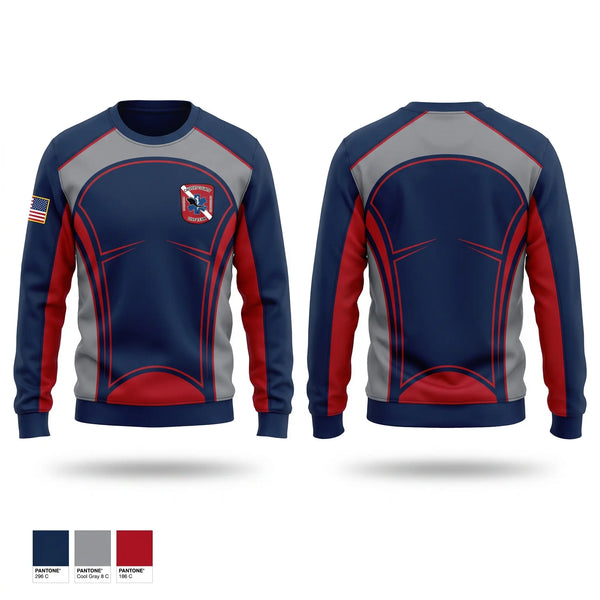 Crew Neck Sweatshirt, Calvert County Rescue Dive Team, Fire Department, Teamtime, Team time, sublimation, custom sports apparel, team uniforms, spirit wear, spiritwear, sports uniforms, custom shirts, team store, custom team store, fundraiser sports, apparel fundraiser