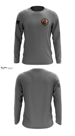 Long Sleeve Performance Shirt, Sarasota County Fire Dept., Fire Department, Teamtime, Team time, sublimation, custom sports apparel, team uniforms, spirit wear, spiritwear, sports uniforms, custom shirts, team store, custom team store, fundraiser sports, apparel fundraiser