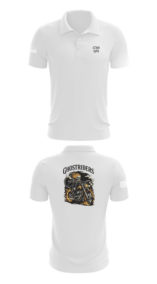 Short Sleeve Performance Polo, 1788 QM, Army, Teamtime, Team time, sublimation, custom sports apparel, team uniforms, spirit wear, spiritwear, sports uniforms, custom shirts, team store, custom team store, fundraiser sports, apparel fundraiser