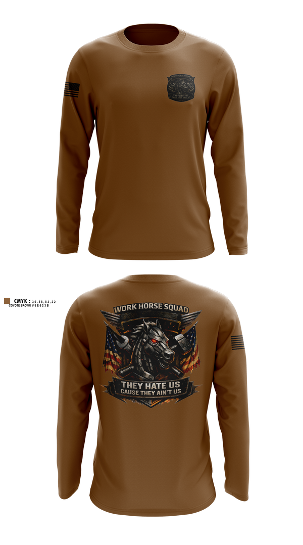 Long Sleeve Performance Shirt, 62 FMT, Army, Teamtime, Team time, sublimation, custom sports apparel, team uniforms, spirit wear, spiritwear, sports uniforms, custom shirts, team store, custom team store, fundraiser sports, apparel fundraiser