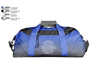 Duffle Bag, Carteret Ramblers Volleyball, Women's Volleyball, Teamtime, Team time, sublimation, custom sports apparel, team uniforms, spirit wear, spiritwear, sports uniforms, custom shirts, team store, custom team store, fundraiser sports, apparel fundraiser