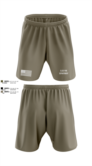 Athletic Shorts With Pockets, Elsie Fire Department, Fire Department, Teamtime, Team time, sublimation, custom sports apparel, team uniforms, spirit wear, spiritwear, sports uniforms, custom shirts, team store, custom team store, fundraiser sports, apparel fundraiser
