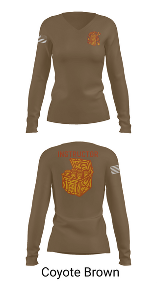 Womens Long Sleeve Vneck Shirt, MARCOR DET FLW, , Teamtime, Team time, sublimation, custom sports apparel, team uniforms, spirit wear, spiritwear, sports uniforms, custom shirts, team store, custom team store, fundraiser sports, apparel fundraiser