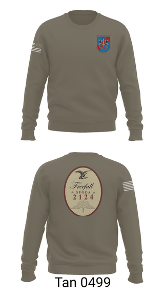 Crew Neck Sweatshirt, ODA 2124, Army, Teamtime, Team time, sublimation, custom sports apparel, team uniforms, spirit wear, spiritwear, sports uniforms, custom shirts, team store, custom team store, fundraiser sports, apparel fundraiser