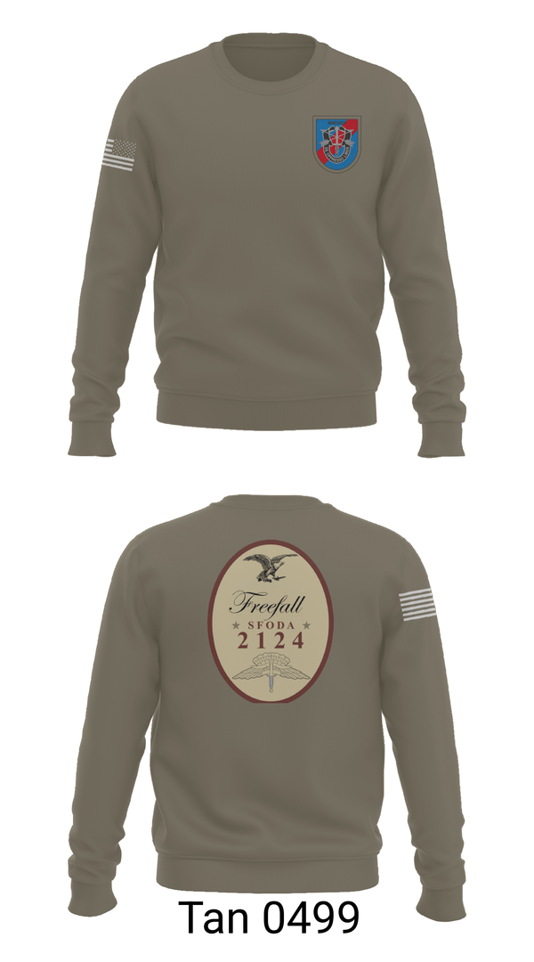 Crew Neck Sweatshirt, ODA 2124, Army, Teamtime, Team time, sublimation, custom sports apparel, team uniforms, spirit wear, spiritwear, sports uniforms, custom shirts, team store, custom team store, fundraiser sports, apparel fundraiser