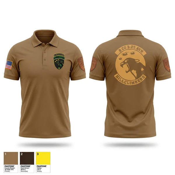 Short Sleeve Performance Polo, B Co 3-25, Army, Teamtime, Team time, sublimation, custom sports apparel, team uniforms, spirit wear, spiritwear, sports uniforms, custom shirts, team store, custom team store, fundraiser sports, apparel fundraiser