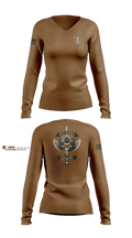 112th SIGDET SOCSOUTH 46148138 Women's Long Sleeve V-neck Shirt - 100