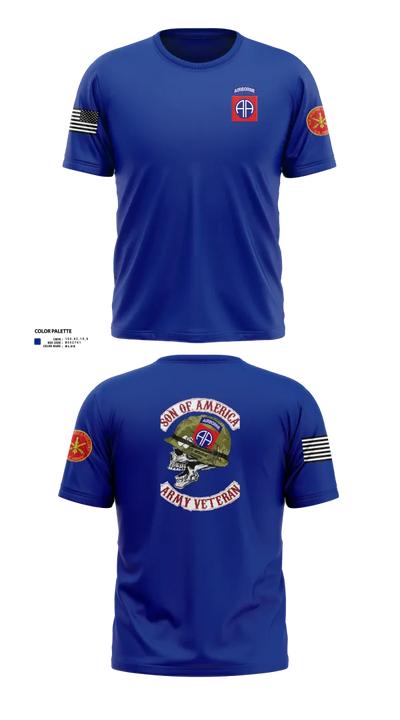 82d ABN DIV 72745716 Short Sleeve Performance Shirt - 100