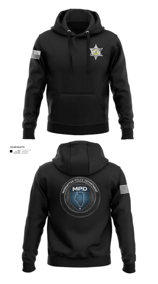 Hoodie, Manhattan Police Department, , Teamtime, Team time, sublimation, custom sports apparel, team uniforms, spirit wear, spiritwear, sports uniforms, custom shirts, team store, custom team store, fundraiser sports, apparel fundraiser