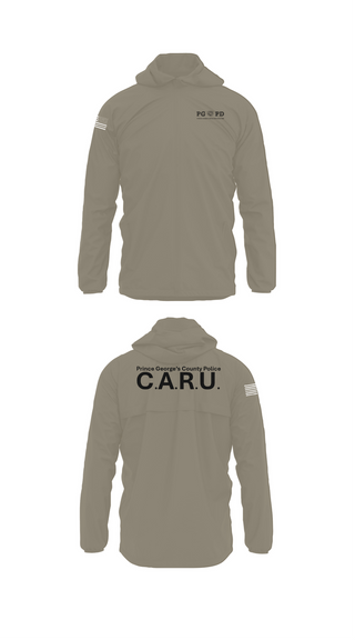 Windbreaker, Prince George's County Police CARU, Police, Teamtime, Team time, sublimation, custom sports apparel, team uniforms, spirit wear, spiritwear, sports uniforms, custom shirts, team store, custom team store, fundraiser sports, apparel fundraiser