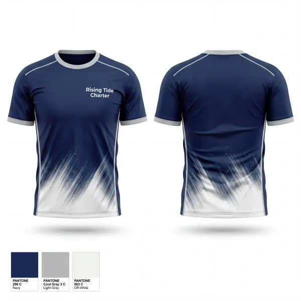 Short Sleeve Performance Shirt, Rising Tide Charter, Baseball, Teamtime, Team time, sublimation, custom sports apparel, team uniforms, spirit wear, spiritwear, sports uniforms, custom shirts, team store, custom team store, fundraiser sports, apparel fundraiser