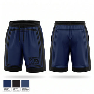 Athletic Shorts With Pockets, San Fernando Police Department, Police, Teamtime, Team time, sublimation, custom sports apparel, team uniforms, spirit wear, spiritwear, sports uniforms, custom shirts, team store, custom team store, fundraiser sports, apparel fundraiser