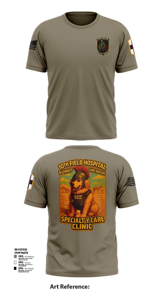 Short Sleeve Performance Shirt, SCC 10th Field Hospital, , Teamtime, Team time, sublimation, custom sports apparel, team uniforms, spirit wear, spiritwear, sports uniforms, custom shirts, team store, custom team store, fundraiser sports, apparel fundraiser