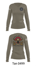 Charlie Battery 2-114th FA 47332730 Women's Long Sleeve V-neck Shirt - 73