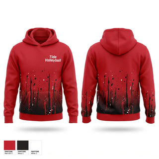 Hoodie, Tide Volleyball, Women's Volleyball, Teamtime, Team time, sublimation, custom sports apparel, team uniforms, spirit wear, spiritwear, sports uniforms, custom shirts, team store, custom team store, fundraiser sports, apparel fundraiser