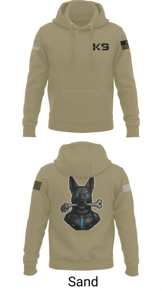 Hoodie, Willoughby K9, Police, Teamtime, Team time, sublimation, custom sports apparel, team uniforms, spirit wear, spiritwear, sports uniforms, custom shirts, team store, custom team store, fundraiser sports, apparel fundraiser