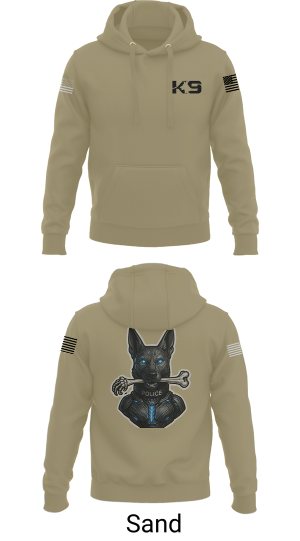 Hoodie, Willoughby K9, Police, Teamtime, Team time, sublimation, custom sports apparel, team uniforms, spirit wear, spiritwear, sports uniforms, custom shirts, team store, custom team store, fundraiser sports, apparel fundraiser