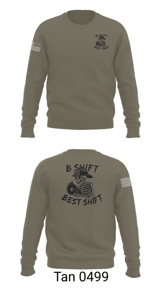 Crew Neck Sweatshirt, 812 CES (B shift), Air Force, Teamtime, Team time, sublimation, custom sports apparel, team uniforms, spirit wear, spiritwear, sports uniforms, custom shirts, team store, custom team store, fundraiser sports, apparel fundraiser