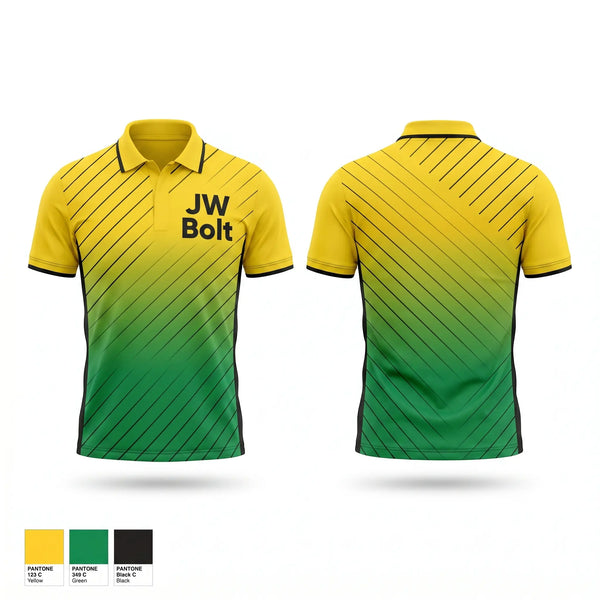 Short Sleeve Performance Polo, JW Bolt, Track & Field, Teamtime, Team time, sublimation, custom sports apparel, team uniforms, spirit wear, spiritwear, sports uniforms, custom shirts, team store, custom team store, fundraiser sports, apparel fundraiser