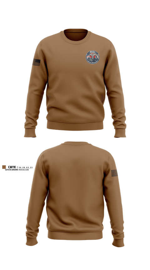 Crew Neck Sweatshirt, 852D Medical Detachment, Army, Teamtime, Team time, sublimation, custom sports apparel, team uniforms, spirit wear, spiritwear, sports uniforms, custom shirts, team store, custom team store, fundraiser sports, apparel fundraiser
