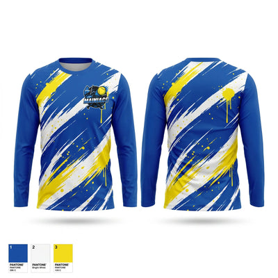 Capital Area Mainiacs Long Sleeve Performance Shirt 1