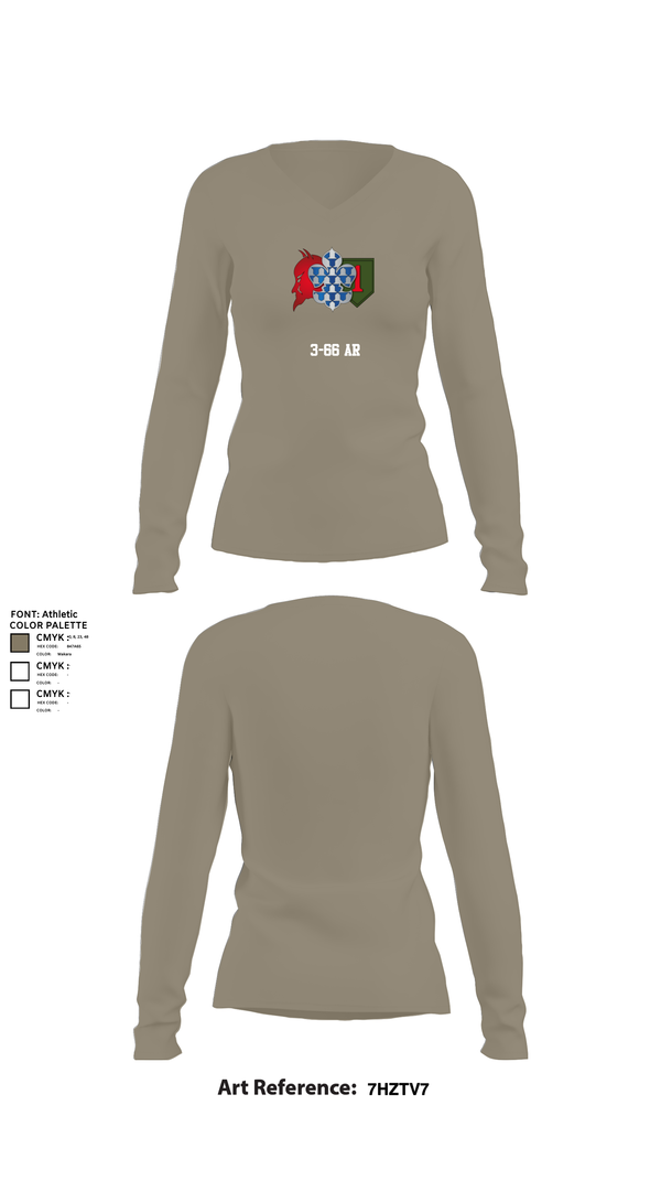 Womens Long Sleeve Vneck Shirt, 3-66 AR, , Teamtime, Team time, sublimation, custom sports apparel, team uniforms, spirit wear, spiritwear, sports uniforms, custom shirts, team store, custom team store, fundraiser sports, apparel fundraiser