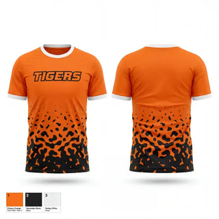 Short Sleeve Performance Shirt, Tigers, Baseball, Teamtime, Team time, sublimation, custom sports apparel, team uniforms, spirit wear, spiritwear, sports uniforms, custom shirts, team store, custom team store, fundraiser sports, apparel fundraiser