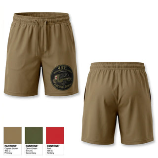 Athletic Shorts With Pockets, 441st Ground Ambulance, Army, Teamtime, Team time, sublimation, custom sports apparel, team uniforms, spirit wear, spiritwear, sports uniforms, custom shirts, team store, custom team store, fundraiser sports, apparel fundraiser